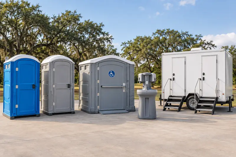 Portable sanitation option for rental planning